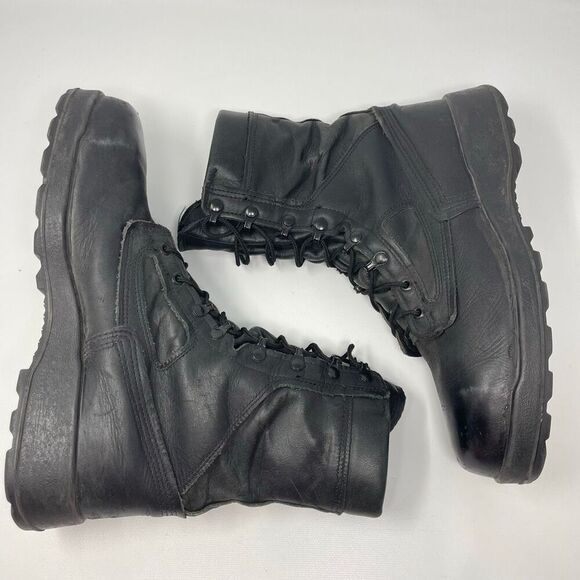 Belleville Military Steel Toe Boot 495 ST Black Leather Mens 11 R ASTM F 2413-18 main image 9